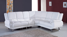 sofa de couro natural